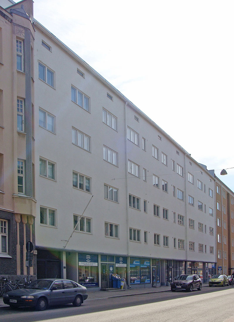www.archipicture.ch Alvar Aalto Tapani Apartment Building Turku